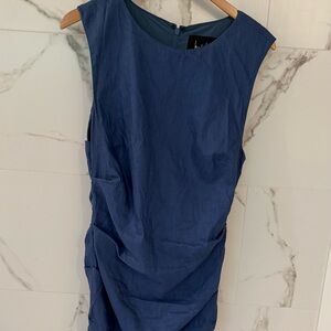 Nicole Miller Deep Blue Midi Dress